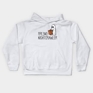 Fresno Nightcrawler- Funny Ghost, Gift For Ghost Lovers Kids Hoodie